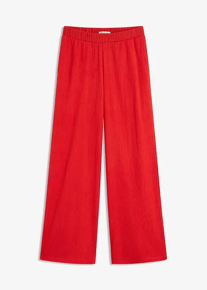 Palazzo-Hose in rot von vorne - bonprix
