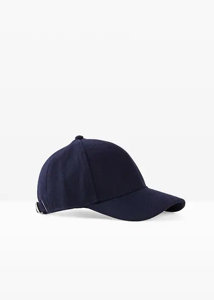Cap in blau von vorne - bonprix