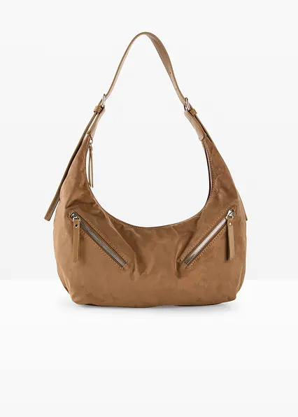 Handtasche in braun von vorne - bonprix