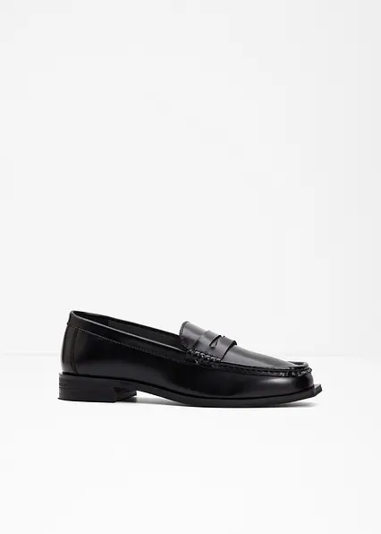 Loafer in schwarz von vorne - bonprix