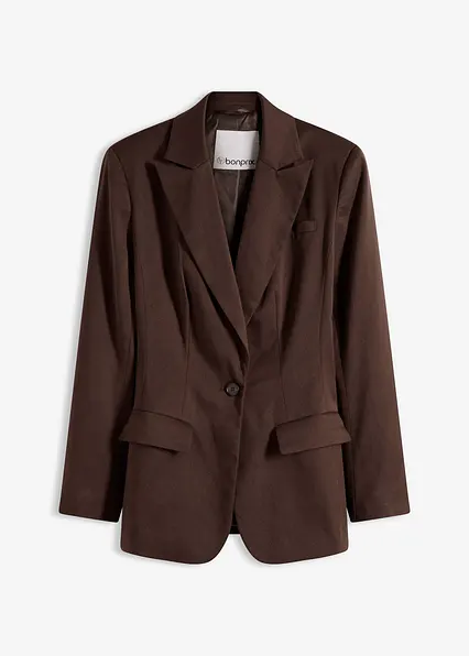 Blazer in braun von vorne - bonprix
