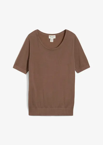 Pullover in braun von vorne - bonprix