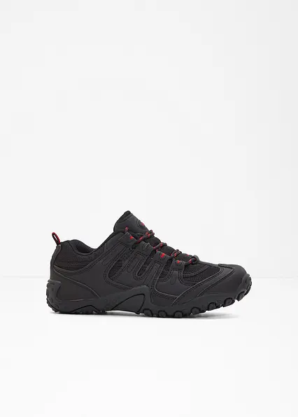 Trekkingschuh in schwarz von vorne - bonprix