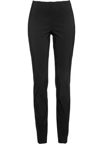 Stretch-Hose in schwarz von vorne - bonprix