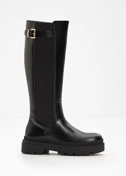 Plateau-Stiefel in schwarz - bonprix