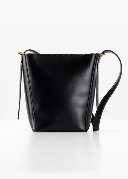 Bucket Bag in schwarz von vorne - bonprix