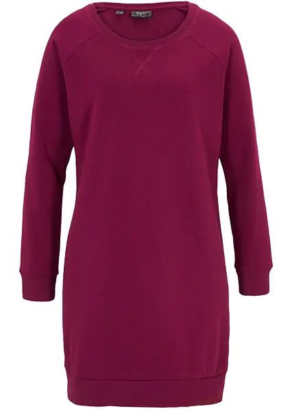 Sweatkleid in lila von vorne - bonprix