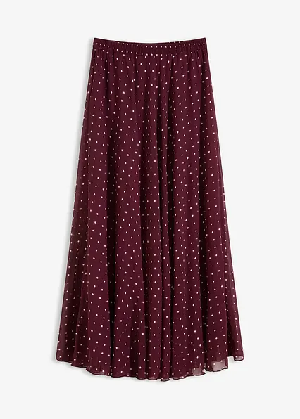 Chiffonrock in braun von vorne - bonprix