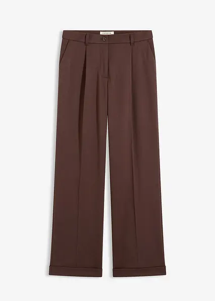 Marlenehose in braun von vorne - bonprix