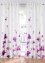 Microfaser Vorhang mit Blumen Druck (1er Pack), bpc living bonprix collection