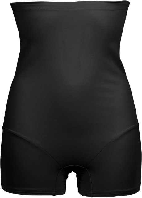Shape Hose mit mittlerer Formkraft in schwarz von vorne - bpc bonprix collection - Nice Size