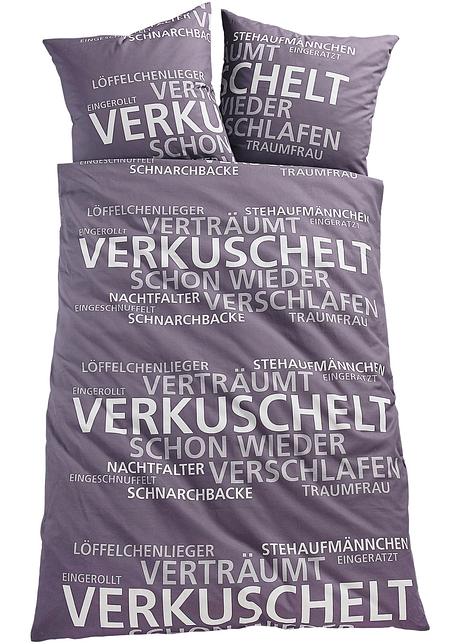 Hoher kuschelfaktor: die bettwäsche dream grau, microfaser
