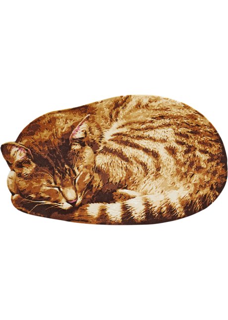 Fußmatte in Katzenform in braun - bpc living bonprix collection