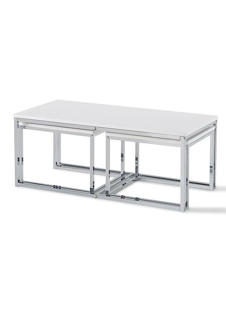 Couchtisch heidelberg 3tlg. set weià wohnen bonprix.de