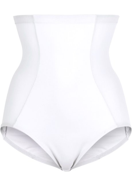 Shape Slip mit starker Formkraft in weiß von vorne - bpc bonprix collection - Nice Size