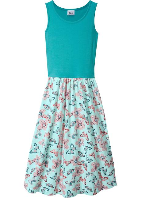 Madchen Sommerkleid Meeresgrun Pastellmint Bedruckt Bpc Bonprix Collection Bonprix De