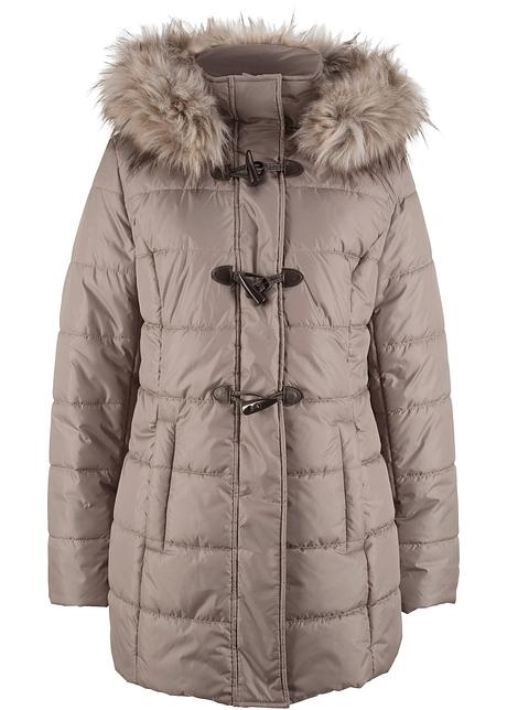 Duffle Jacke mit Kapuze und Knebelknöpfen Duffle Jacke mit Kapuze und Knebelknöpfen