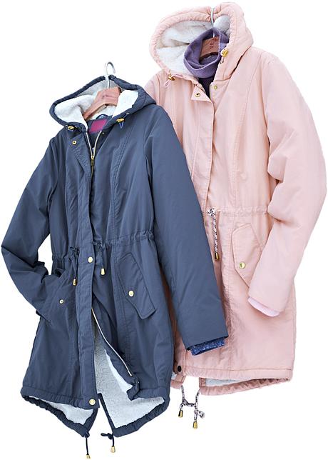 Parka mit Teddy Futter Parka mit Teddy Futter
