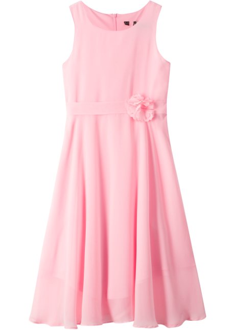 Festliches Mädchen Kleid in rosa von vorne - bpc bonprix collection