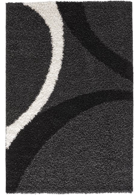 Hochflor Teppich mit modernem Muster in grau - bpc living bonprix collection