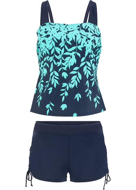 Geschmackvoller Tankini mit auslaufendem Print Geschmackvoller Tankini mit auslaufendem Print