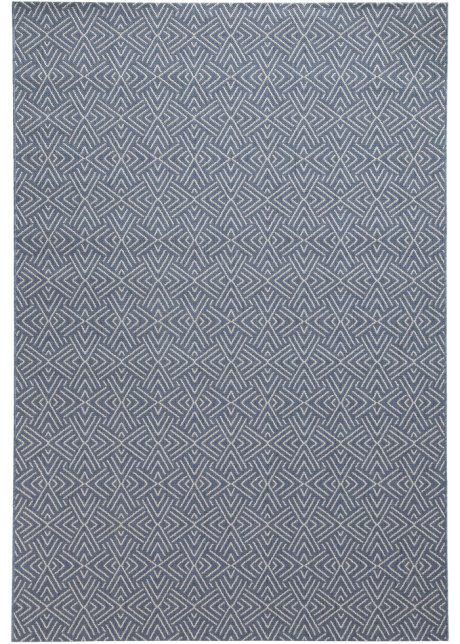 In- und Outdoor Teppich mit dezenter Struktur in blau - bpc living bonprix collection