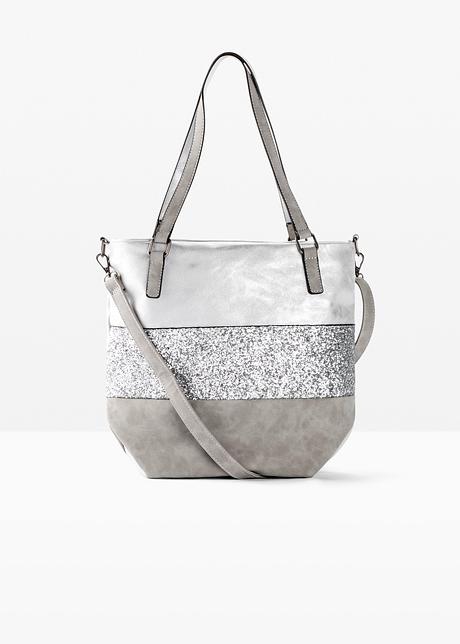 Shopper in silber - bpc bonprix collection