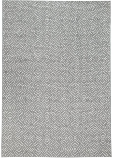 In- und Outdoor Teppich mit dezenter Struktur in silber - bpc living bonprix collection