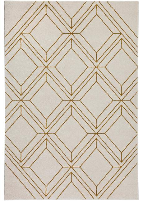 Geometrische Muster In Warmen Und Modischen Farben Natur Goldfarben