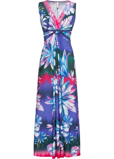 Maxikleid Mit Blumen Lila Blau Geblumt Bodyflirt Boutique Online Kaufen Bonprix De