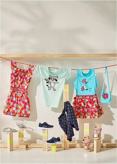 Bermuda mit maritimem Print - dunkelblau bedruckt