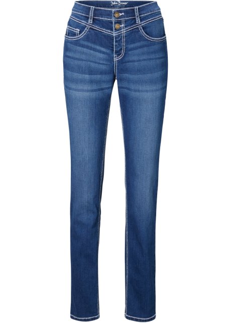 Jeans, Slim in blau von vorne - John Baner JEANSWEAR