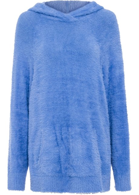 Pullover in blau von vorne - RAINBOW