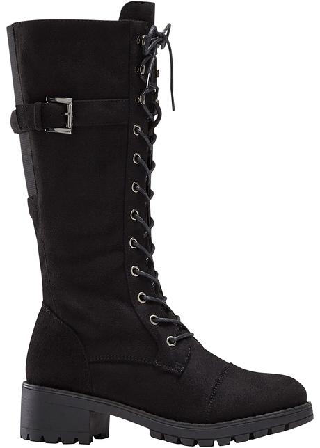 Stylischer Schnürstiefel für jedes Outfit - schwarz
