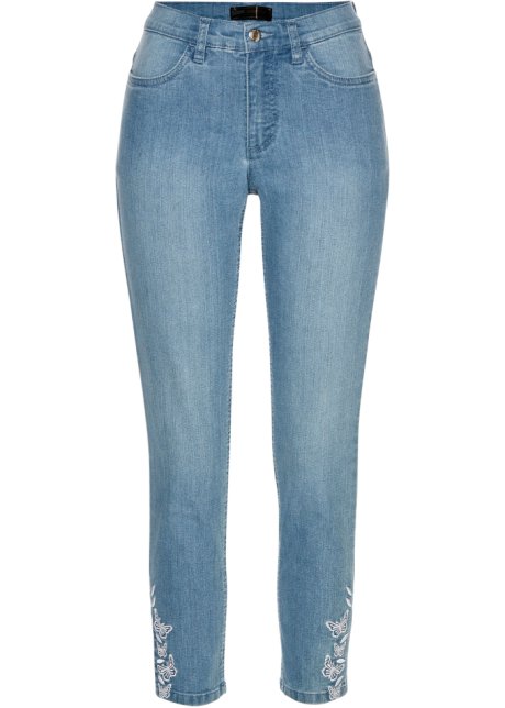 7/8 Jeans in blau von vorne - bpc selection