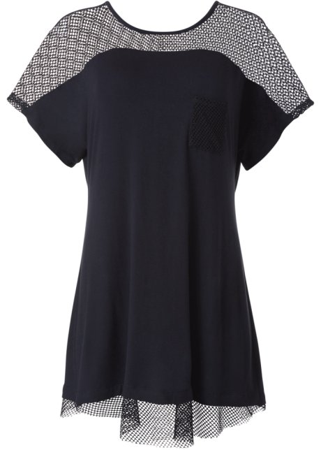 Strand Longshirt in schwarz - bpc selection