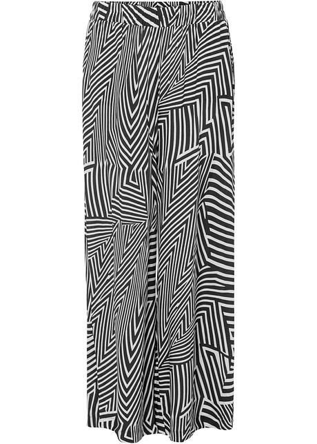 Schlupfhose mit Eingrifftaschen in schwarz von vorne - BODYFLIRT