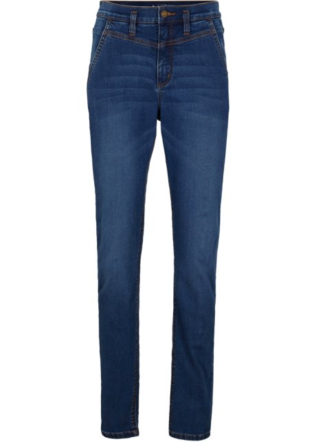 Hyperstretch Shaping-Jeans Skinny in blau von vorne - John Baner JEANSWEAR