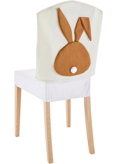 Stuhlhusse Osterhase (4er Pack) in beige - bpc living bonprix collection