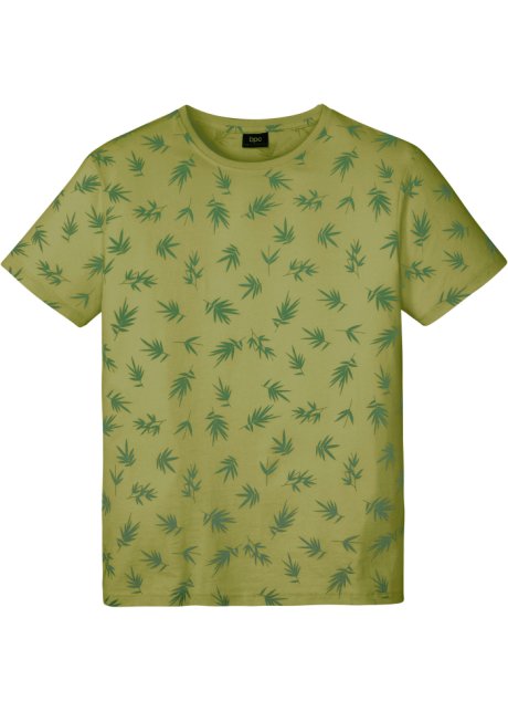 T-Shirt in grün von vorne - bpc bonprix collection