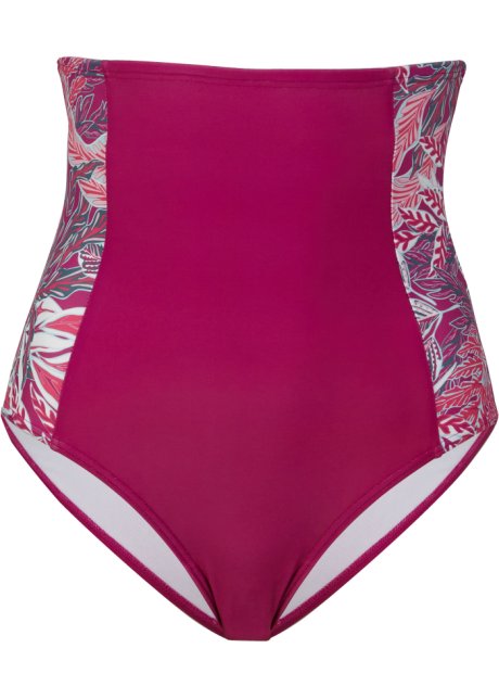Shape High waist Bikinihose leichte Formkraft in lila von vorne - bpc selection