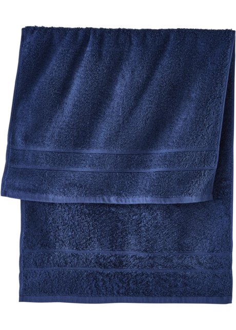 Handtuch Set in weicher Qualität (4-tlg. Set) in blau - bpc living bonprix collection