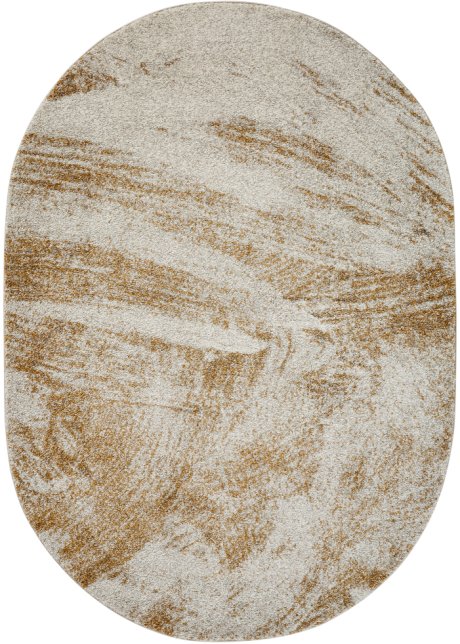 Ovaler Teppich mit melierter Musterung in beige - bpc living bonprix collection