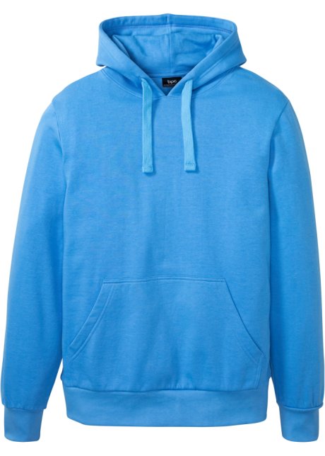 Kapuzensweatshirt in blau von vorne - bpc bonprix collection