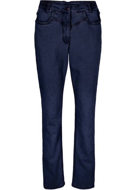 Stretch-Jeans mit Bequembund, Straight in blau - bpc bonprix collection