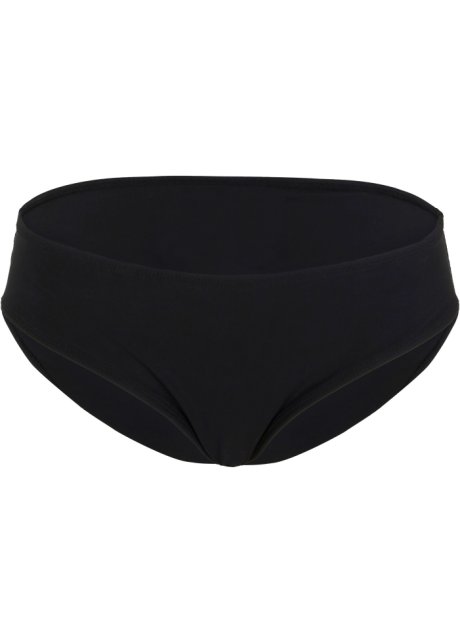 Shape Bikinihose leichte Formkraft in schwarz von vorne - bpc selection