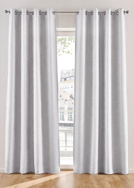Verdunkelungsvorhang uni (2er-pack) in beige - bpc living bonprix collection