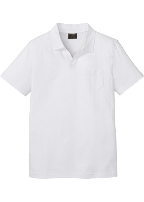 Poloshirt in weiß von vorne - bpc selection