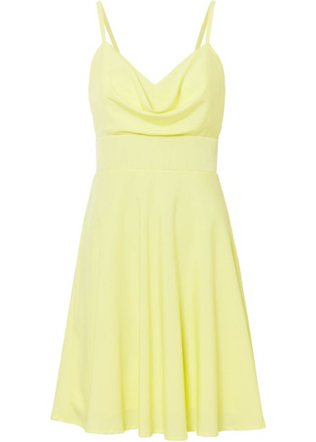 Kleid in gelb von vorne - BODYFLIRT