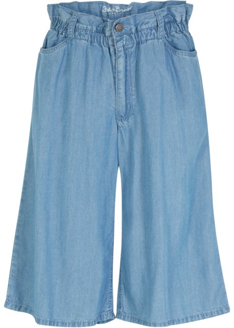 Jeans-Bermuda aus  in blau von vorne - John Baner JEANSWEAR